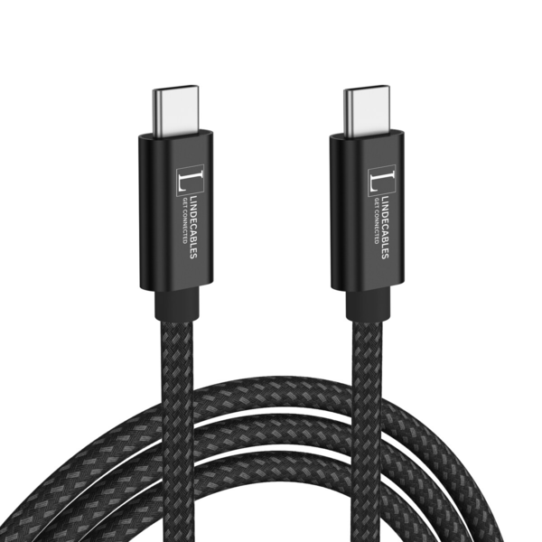 LindeCables - 1 meter - Sort