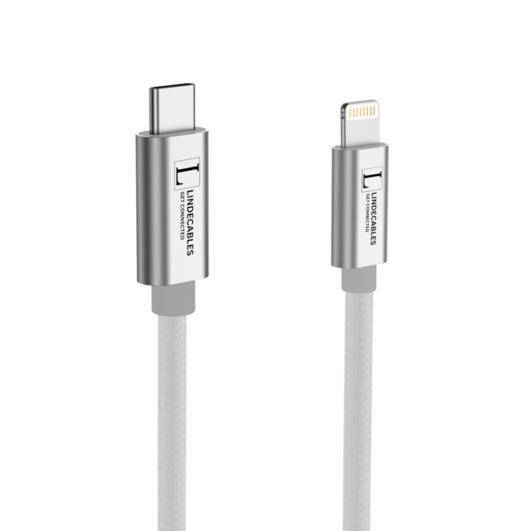 LindeCables USB-C til Lightning Premium kabel 20W - 1 m