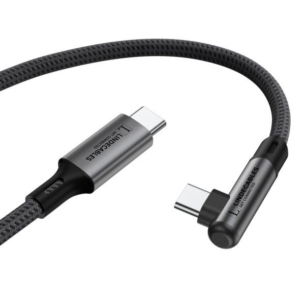 LindeCables USB-C 3.0 60W Premium kabel 90° - 1 m