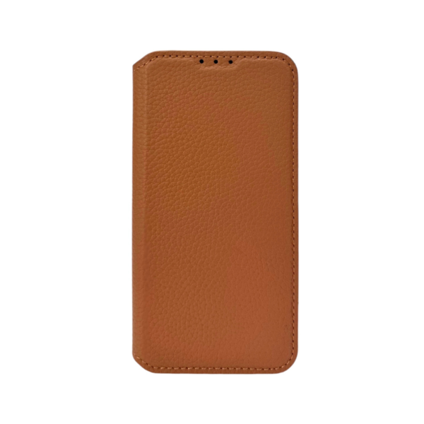 LindeCovers OnePlus 12 - Ægte Læder Flip Cover Brown