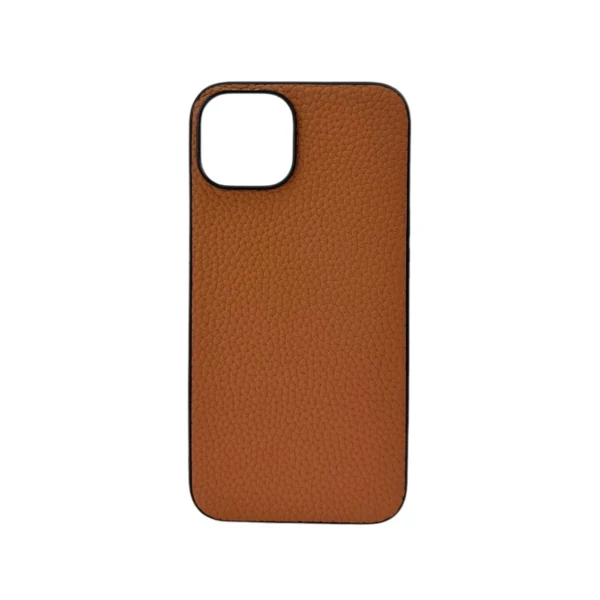 LindeCovers iPhone 16 Pro – Ægte Læder Bagside Cover Brown