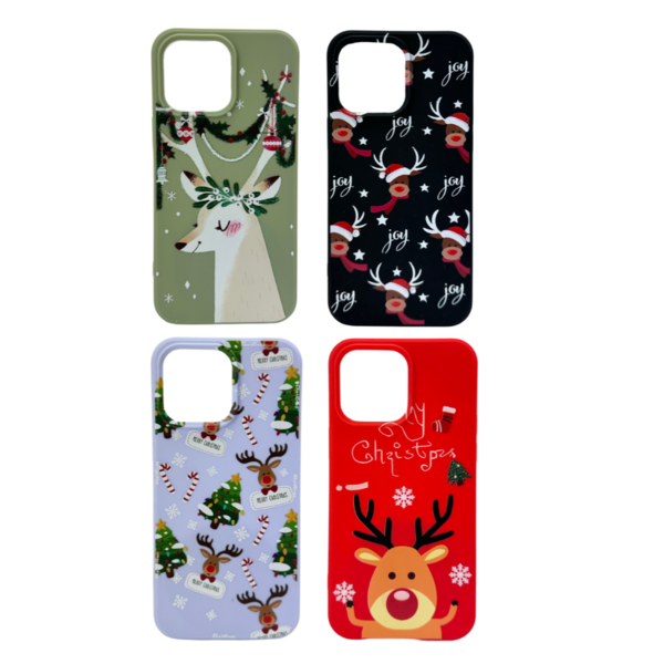 LindeCovers iPhone 14 Pro Max - Julemotiv Bagsidecover Silikone