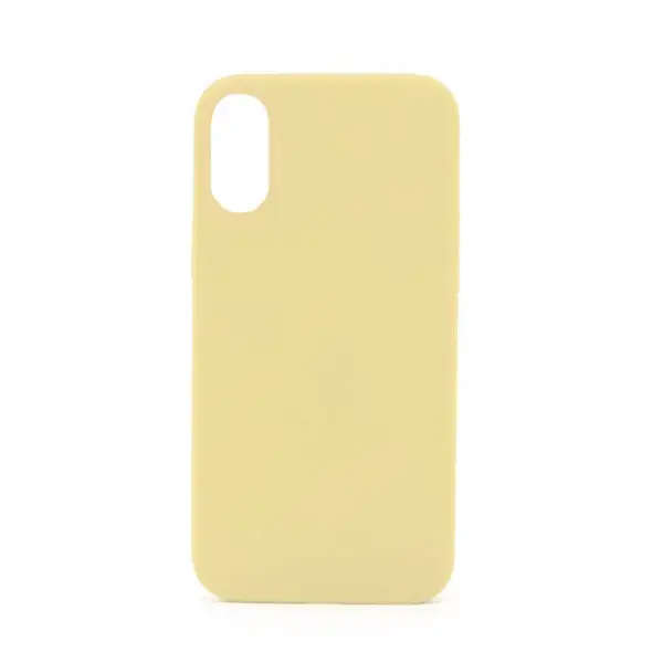 LindeCovers iPhone X - Silikonecover 51 Milk Yellow