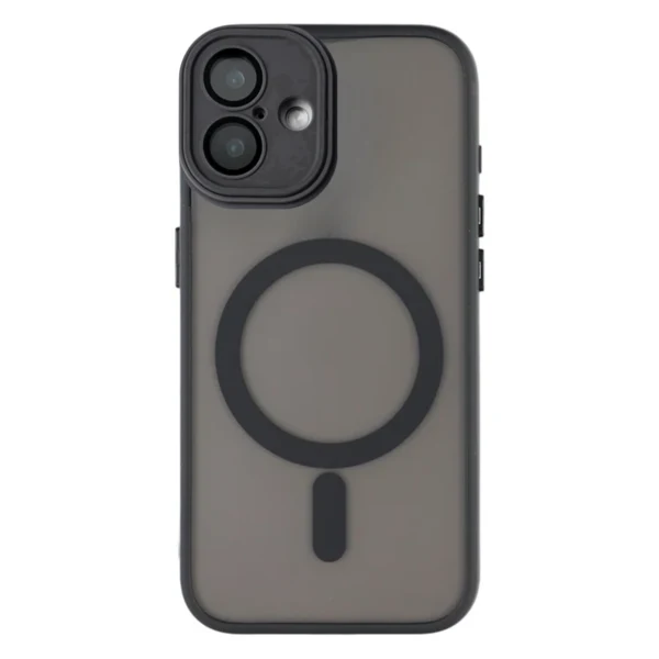 LindeCovers iPhone 11 Premium Transparent Cover - MagSafe Kompatibel 08 Black