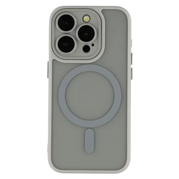 LindeCovers iPhone 11 Pro Premium Transparent Cover - MagSafe Kompatibel 04 Gray