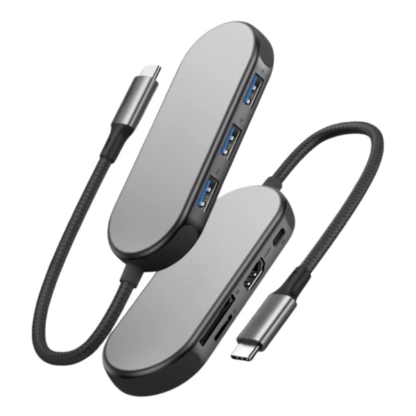 LindeCables USB-C 7-i-1 Hub – Core