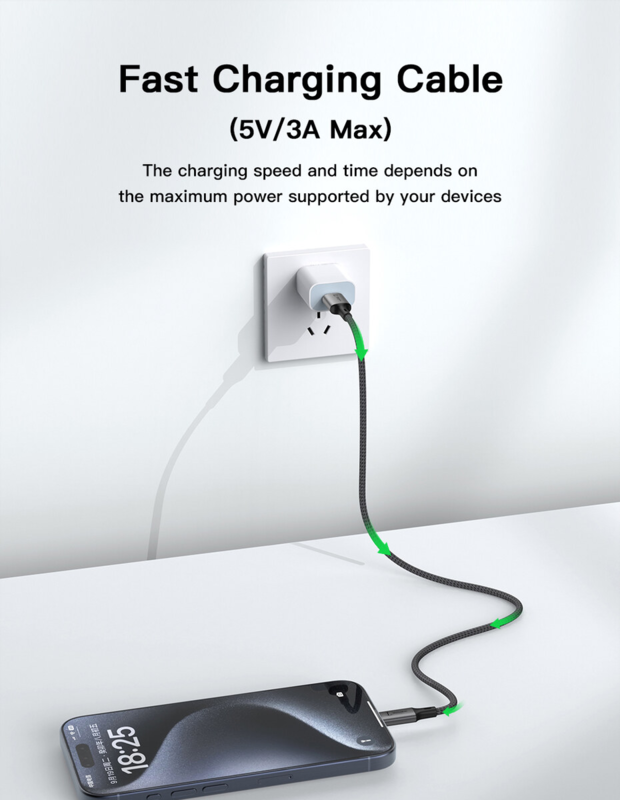 LindeCables - 0.5 m Grå