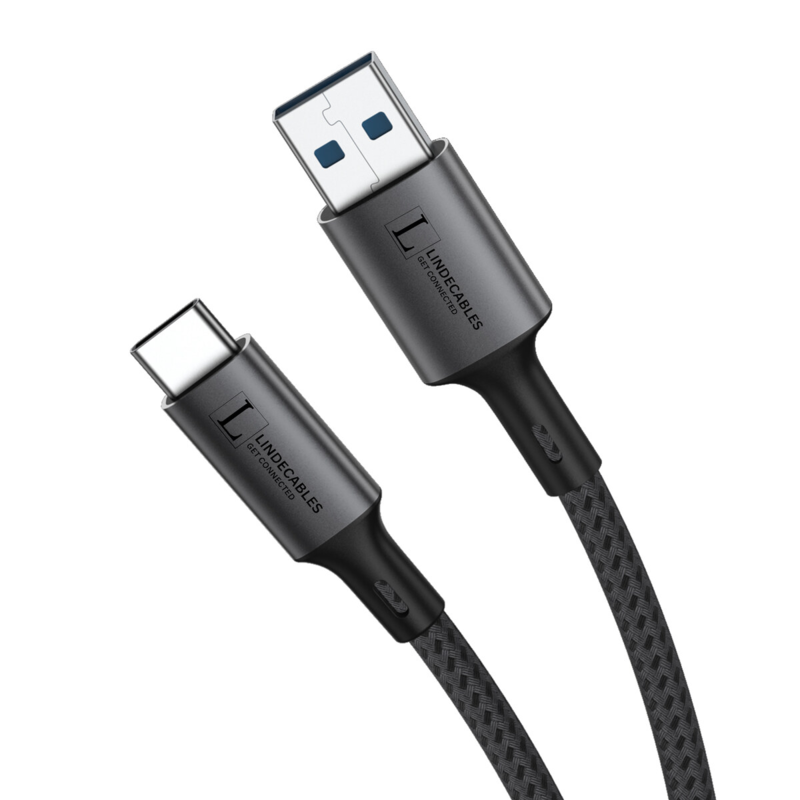 LindeCables - 0.5 m Grå