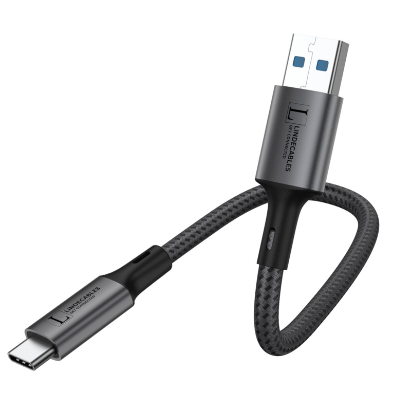 LindeCables - 0.5 m Grå