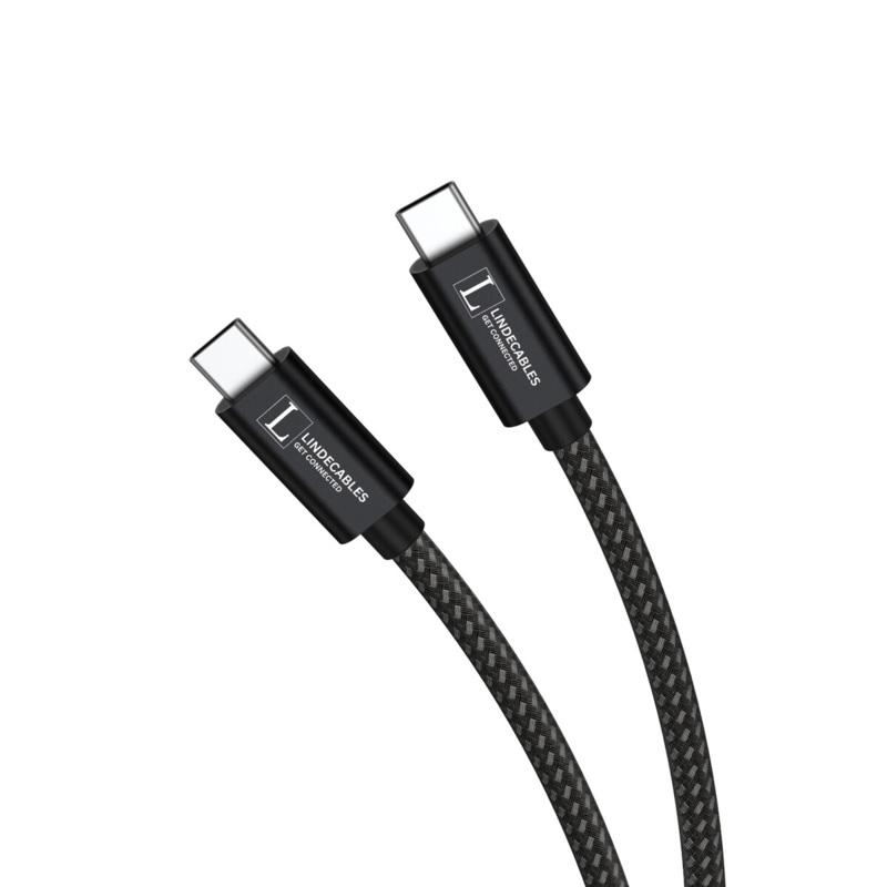 LindeCables - 1 meter - Sort