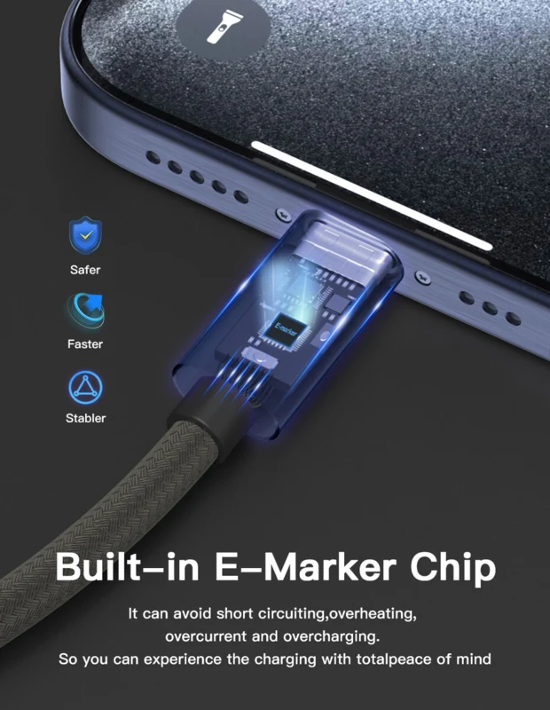 LindeCables USB-C 3.2 Gen. 2x2 100W Premium kabel - 1 m
