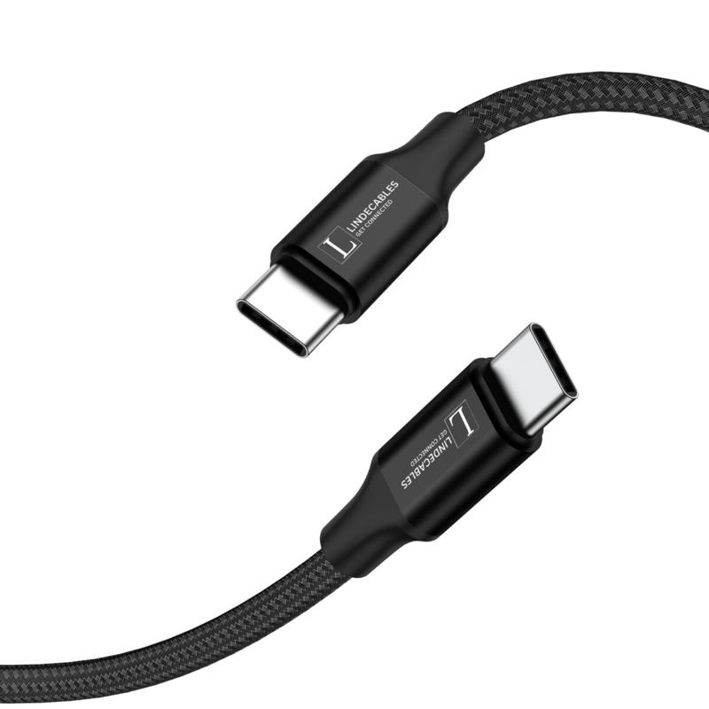 LindeCables - 1 meter - Sort