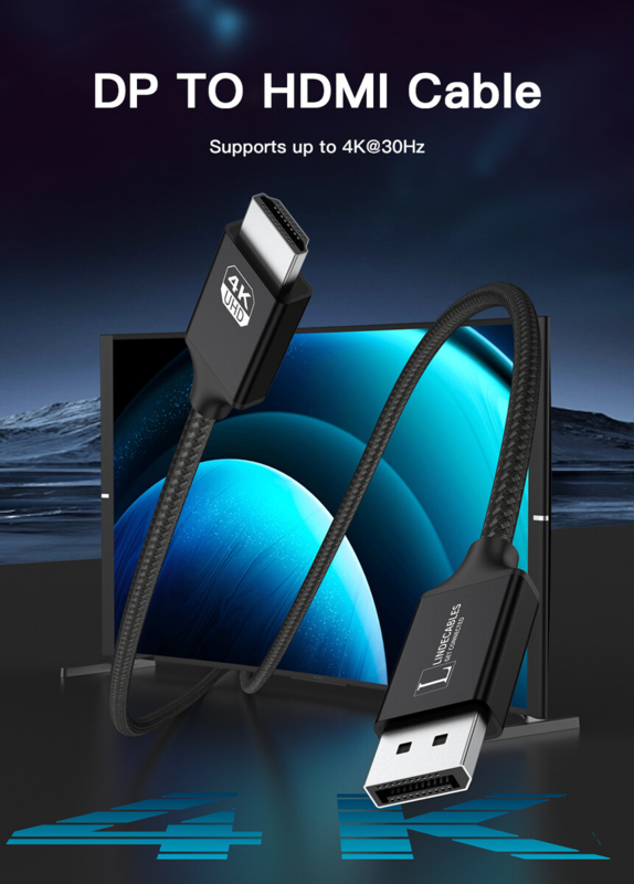 LindeCables - 1 meter - Sort