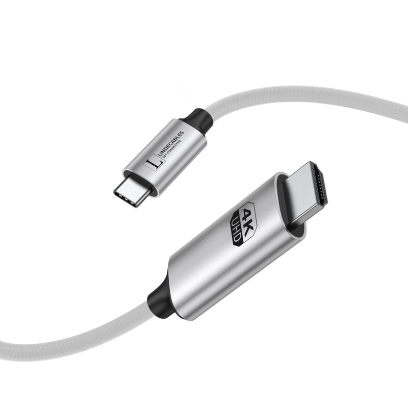 LindeCables - 2 Meter - Sølv