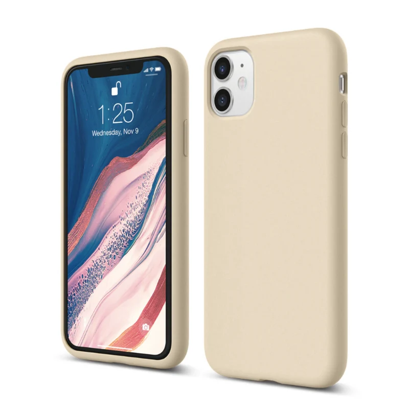 LindeCovers iPhone 11 - Silikonecover 11 Antique White
