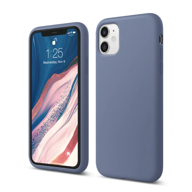 LindeCovers iPhone 11 - Silikonecover 46 Lavender Gray