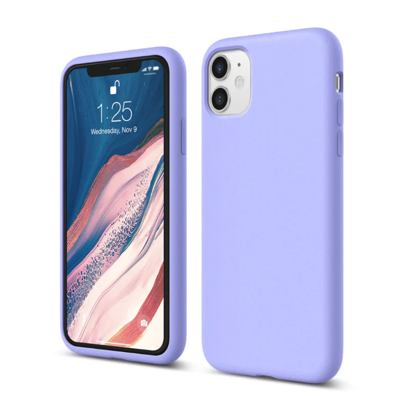 LindeCovers iPhone 11 - Silikonecover 41 Light Purple