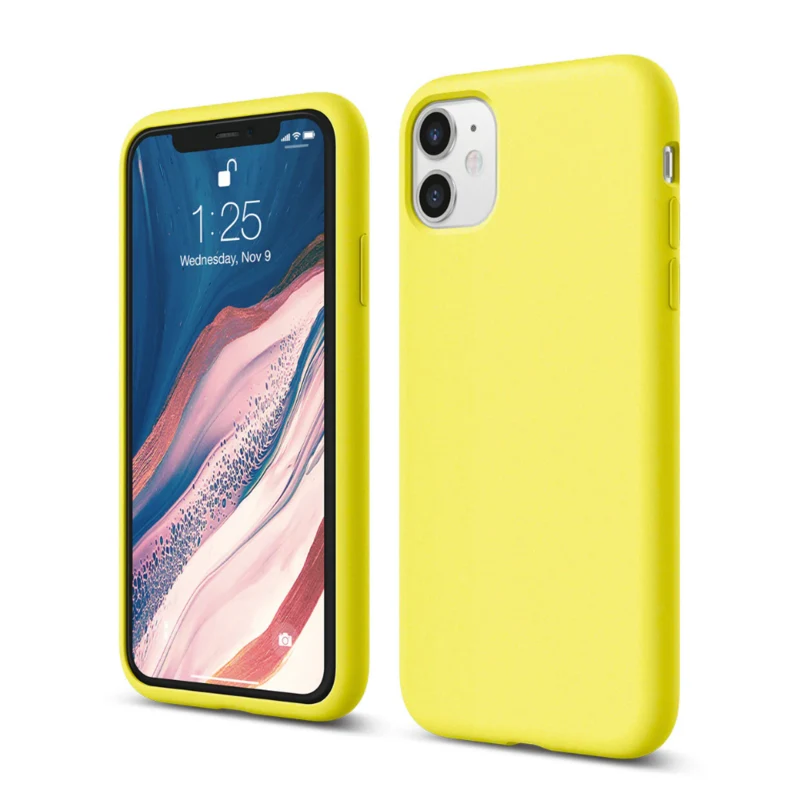 LindeCovers iPhone 11 - Silikonecover 32 Shiny Yellow