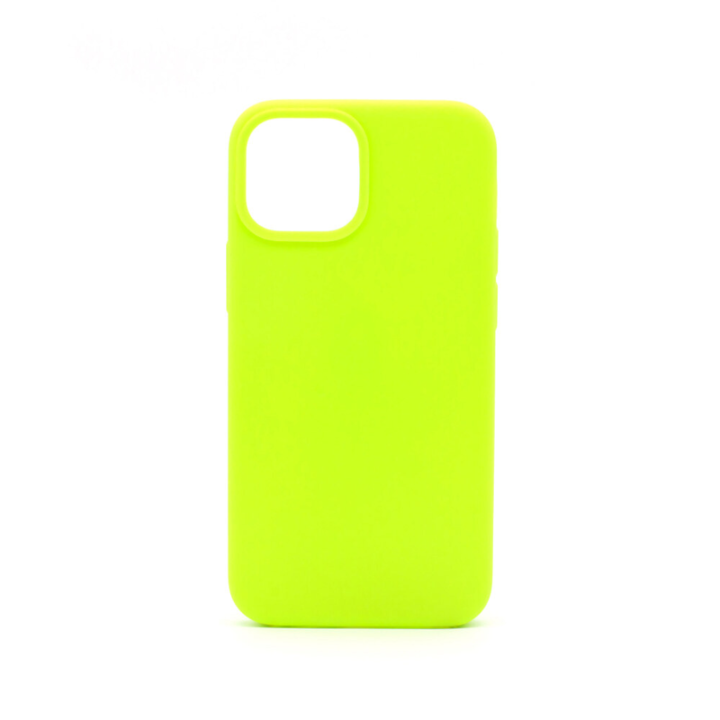 LindeCovers iPhone 13 Mini - Silikonecover 60 Fluorescent Green