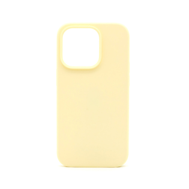 LindeCovers iPhone 14 Pro Max - Silikonecover 51 Milk Yellow