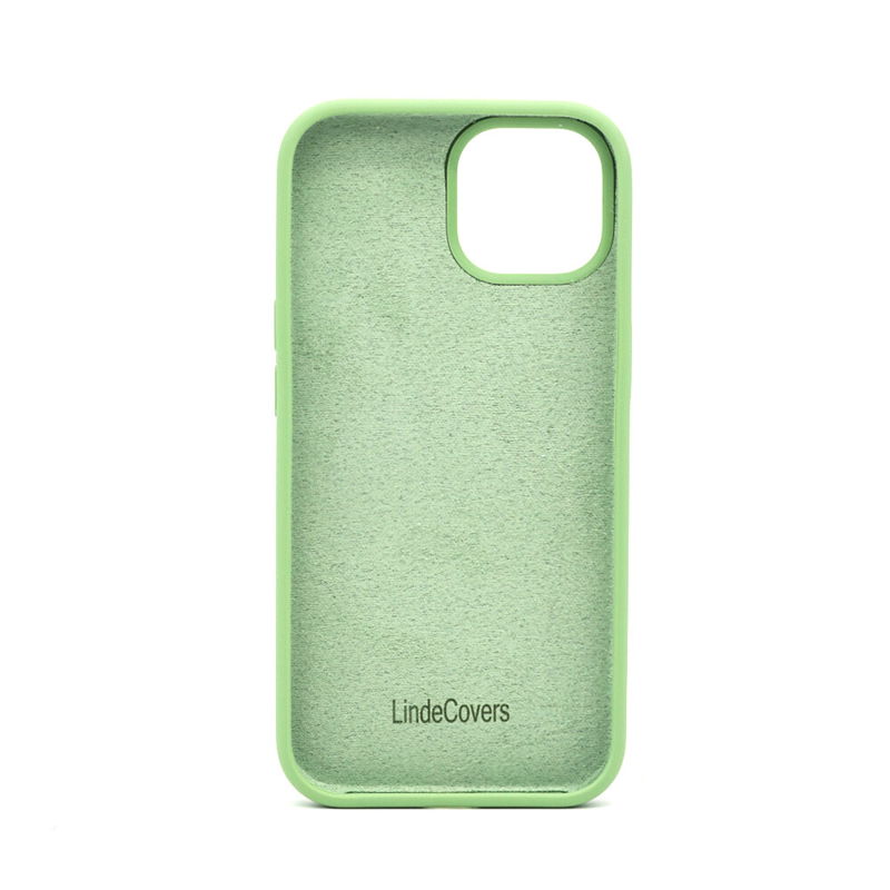 LindeCovers iPhone 15 Plus - Silikonecove 1 Mint Green
