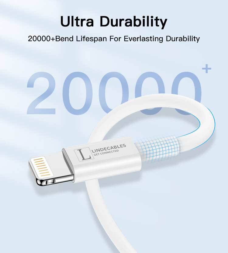 LindeCables - 2 m - Hvid