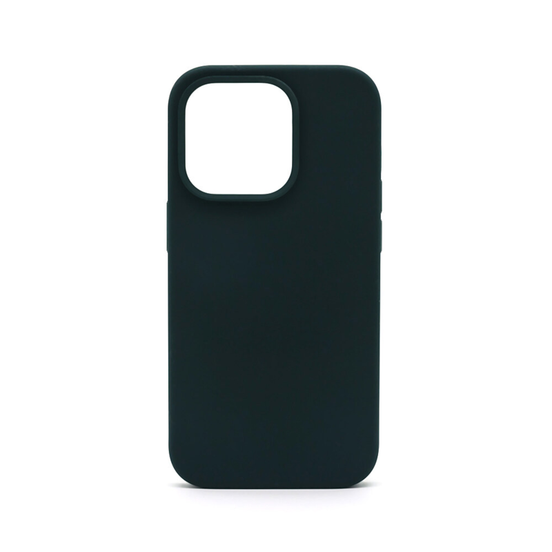 LindeCovers iPhone 14 Pro - Silikonecover 49 Green Black