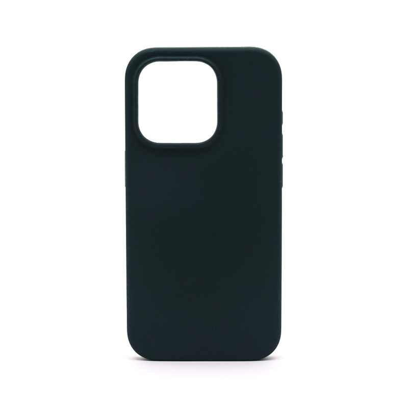 LindeCovers iPhone 15 Pro - Silikonecover 49 Green Black