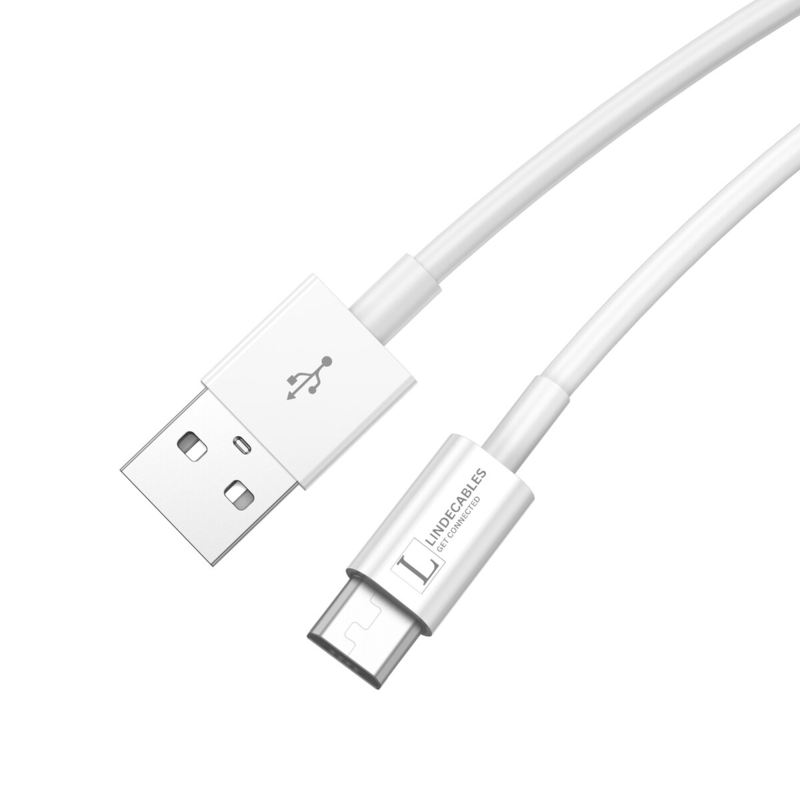 LindeCables - 1 meter - hvid