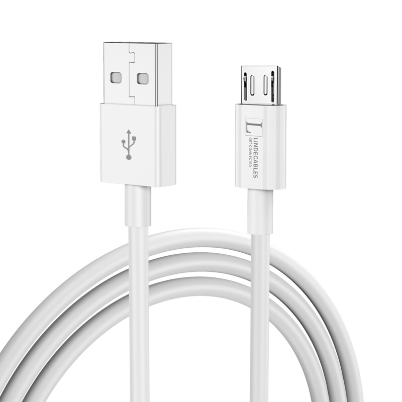 LindeCables - 1 meter - hvid