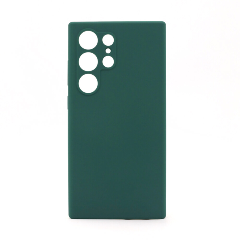LindeCovers Samsung S23 Ultra - Silikonecover 22 Dark green