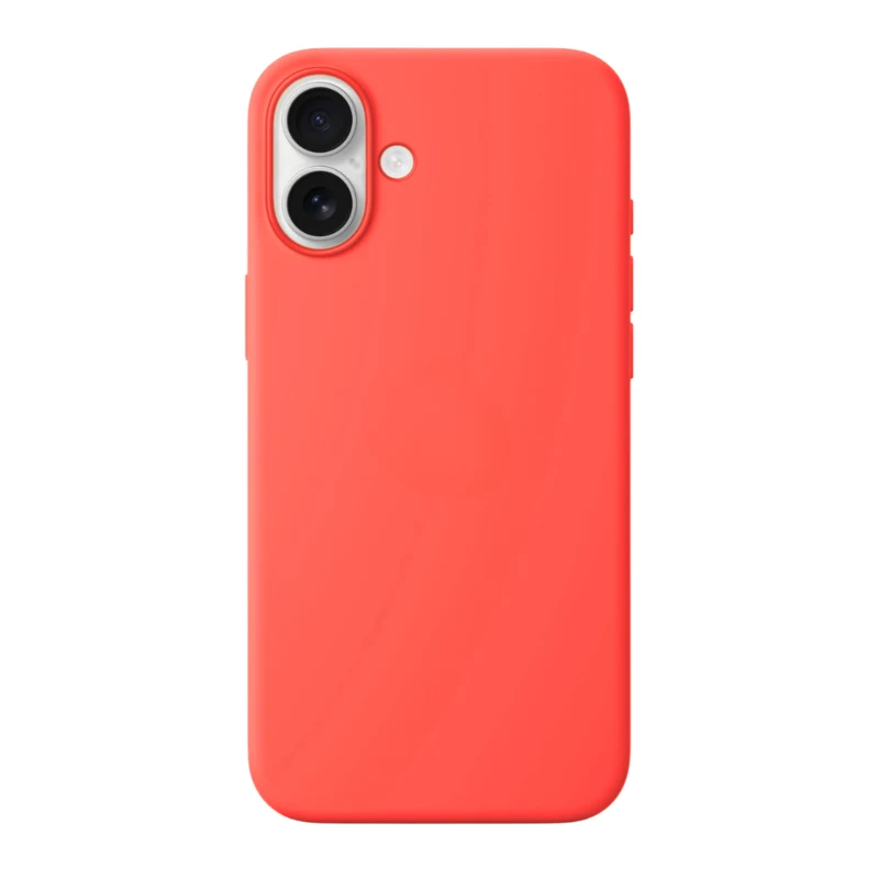 LindeCovers iPhone 16 - Silikonecover 65 Pink Orange