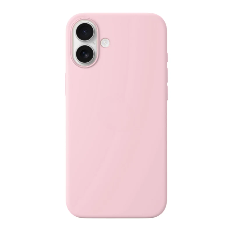 LindeCovers iPhone 16 - Silikonecover 75 Gray Pink