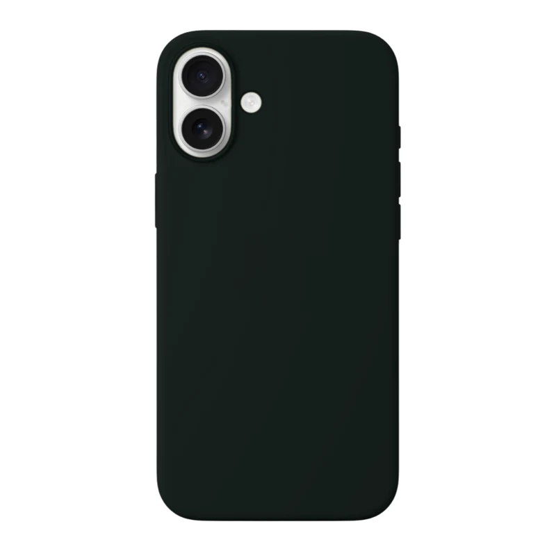 LindeCovers iPhone 16 - Silikonecover 49 Green Black