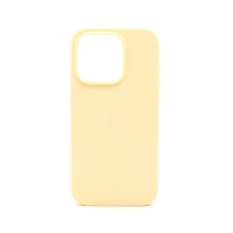LindeCovers iPhone 16 Pro - Silikonecover 51 Milk Yellow