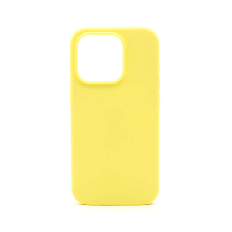 LindeCovers iPhone 16 Pro - Silikonecover 37 Lemon Yellow