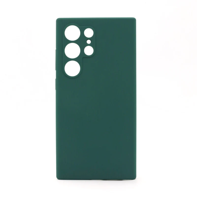 LindeCovers Samsung Galaxy S25 Ultra - Silikonecover 22 Dark Green