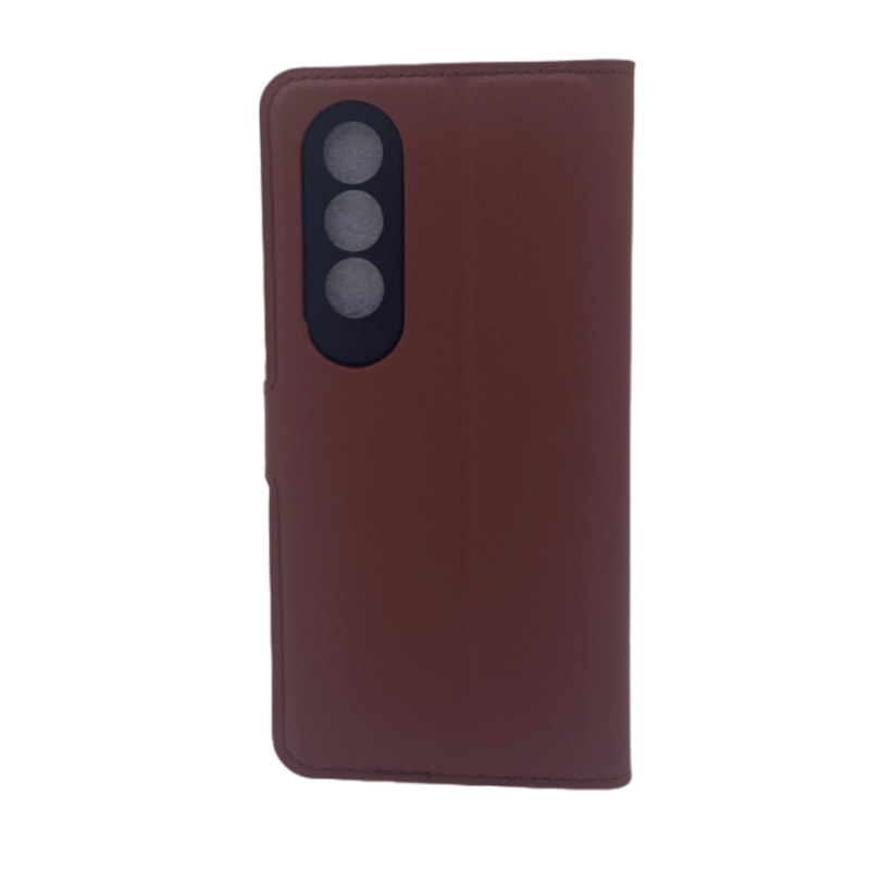 LindeCovers OnePlus Nord 2T 5G - PU Litchi Læder Flip Cover 9 Brown