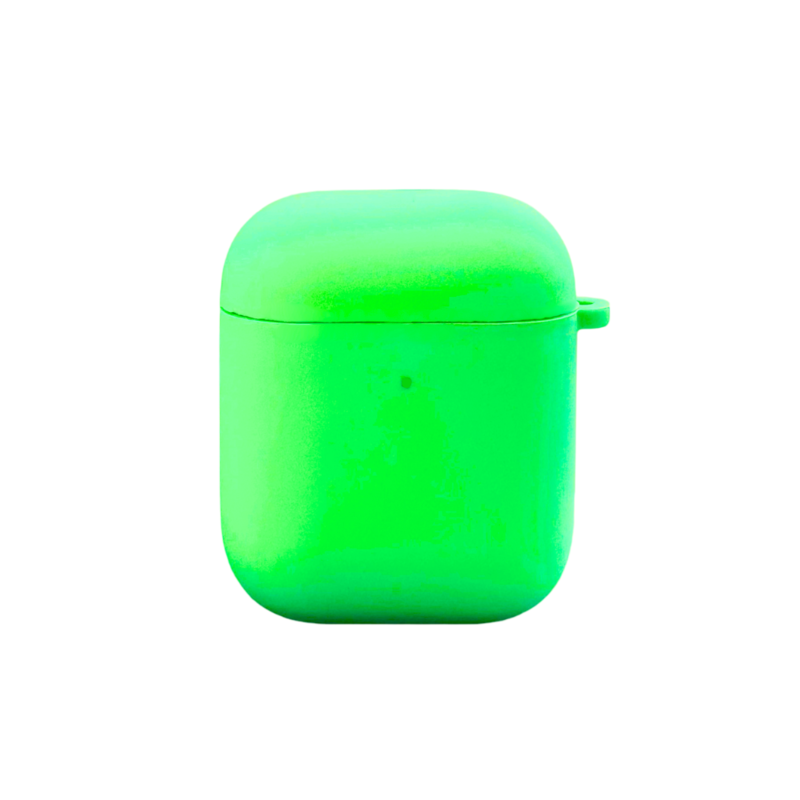 LindeCovers AirPods 1/2 Gen - Silikone Cover 18 Fluorescent green