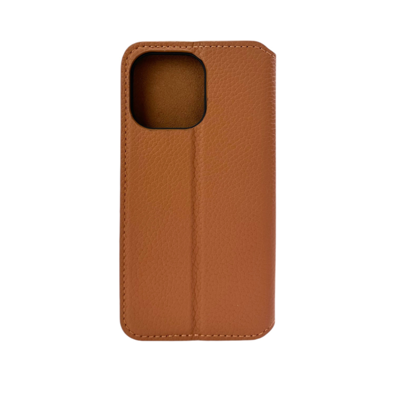 LindeCovers iPhone 11 Pro Max - Ægte Læder Flip Cover Brown