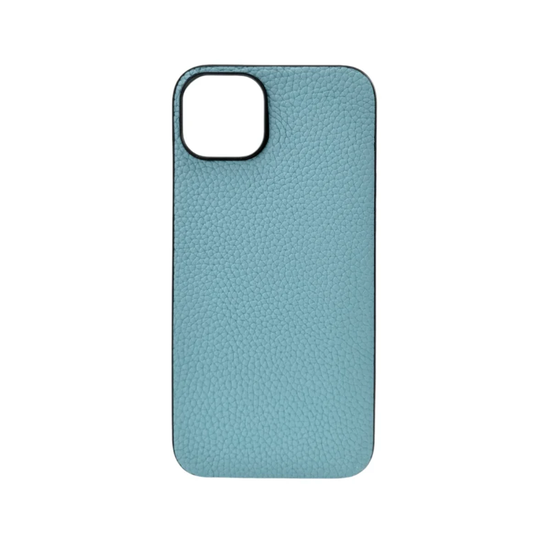 LindeCovers iPhone 11 - Ægte Læder Bagside Cover Blue Green