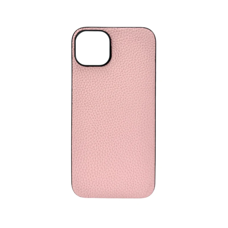 LindeCovers iPhone 13 - Ægte Læder Bagside Cover Pink