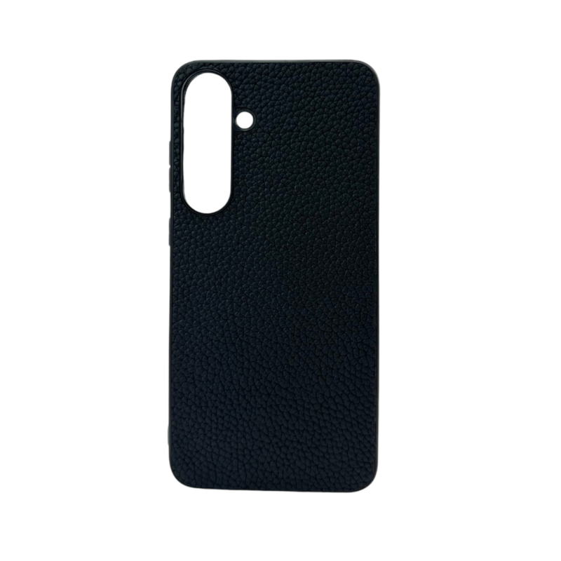 LindeCovers Samsung Galaxy S23 Plus - Ægte Læder Bagside Cover Black