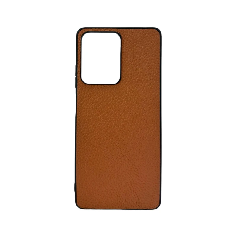 LindeCovers Xiaomi Redmi Note 12 Pro 5G - Ægte Læder Bagside Cover Brown