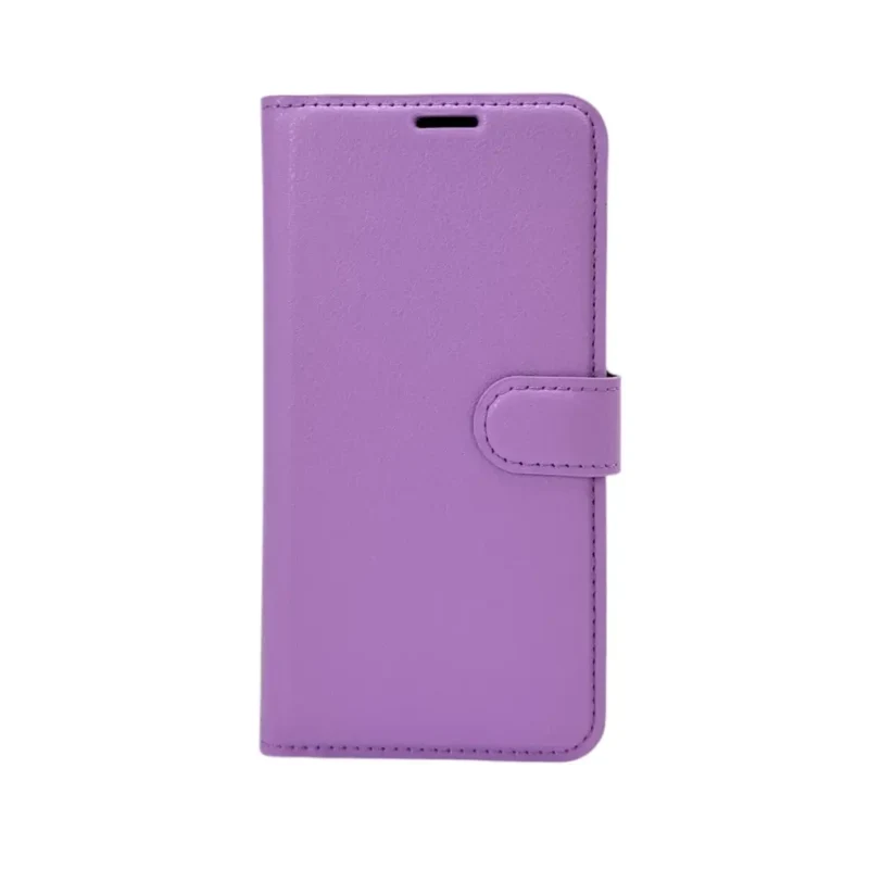 LindeCovers Xiaomi 13 - PU Litchi Leather Flip Cover 8 Violet