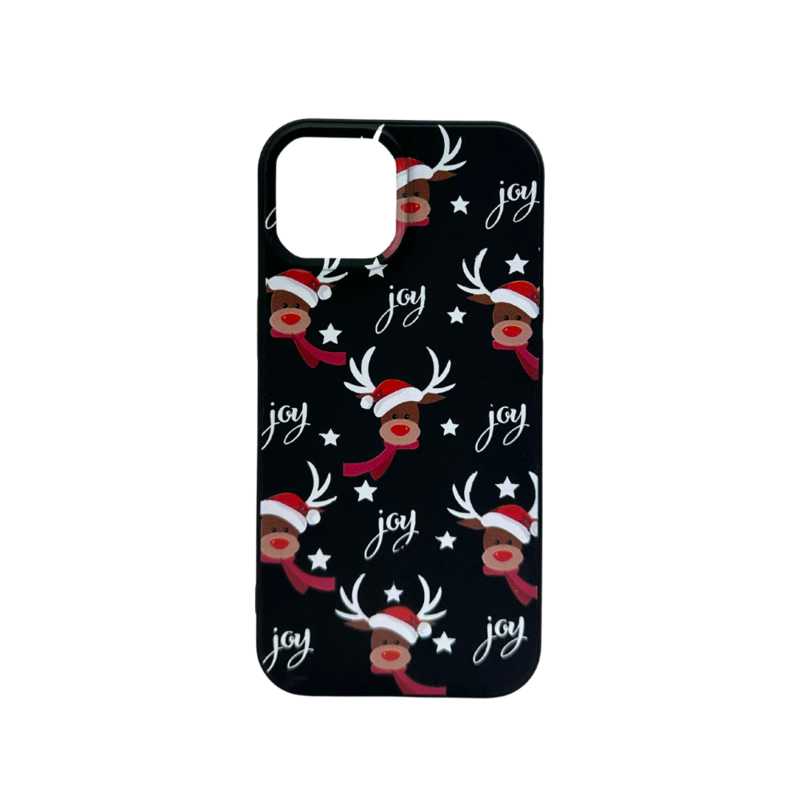 LindeCovers iPhone 12/12 Pro - Julemotiv Bagsidecover Silikone Dancing Rudolph Delight