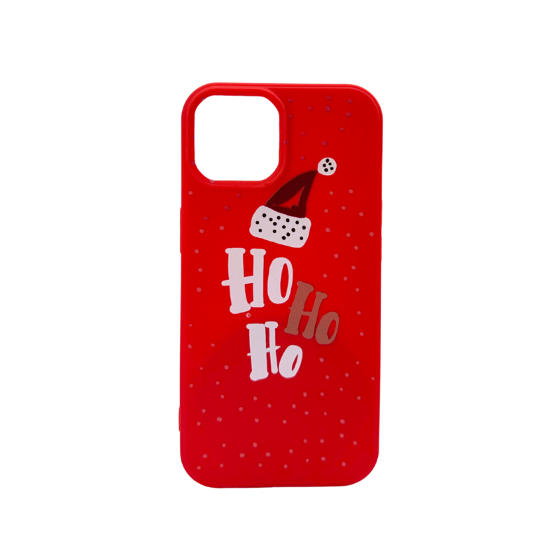 LindeCovers iPhone 14 Pro Max - Julemotiv Bagsidecover Silikone Ho Ho Ho