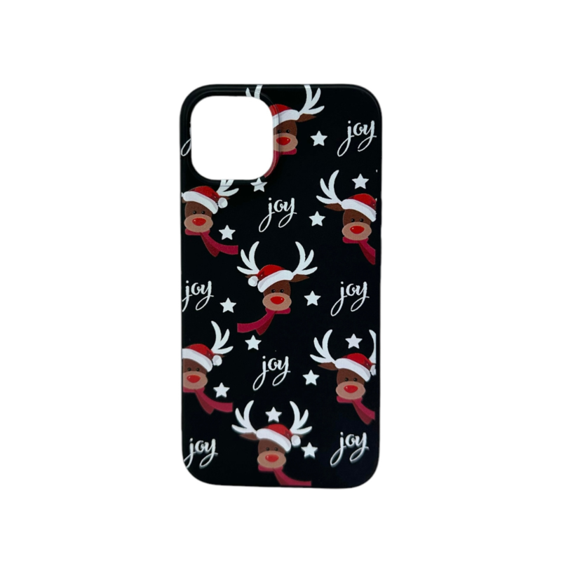 LindeCovers iPhone 14 - Julemotiv Bagsidecover Silikone Dancing Rudolph Delight