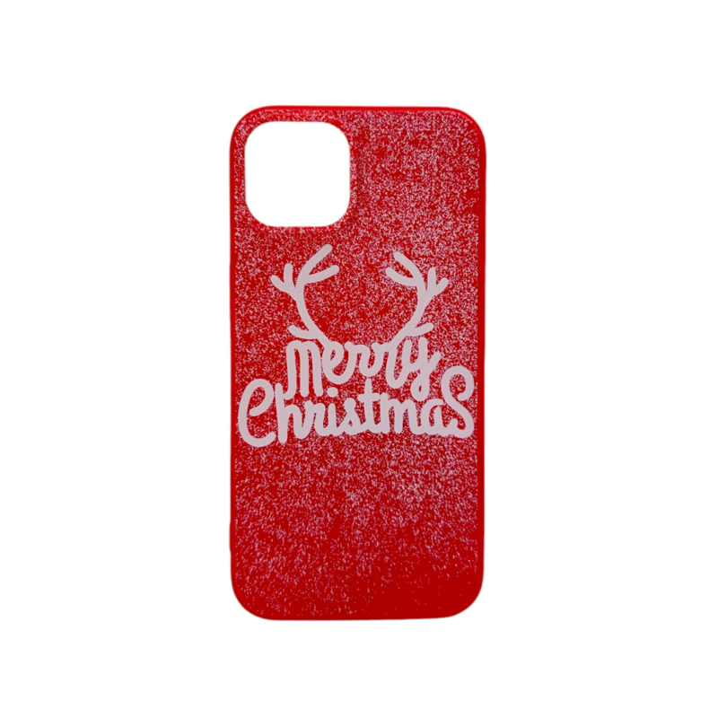 LindeCovers iPhone 14 - Julemotiv Bagsidecover Silikone Merry Christmas