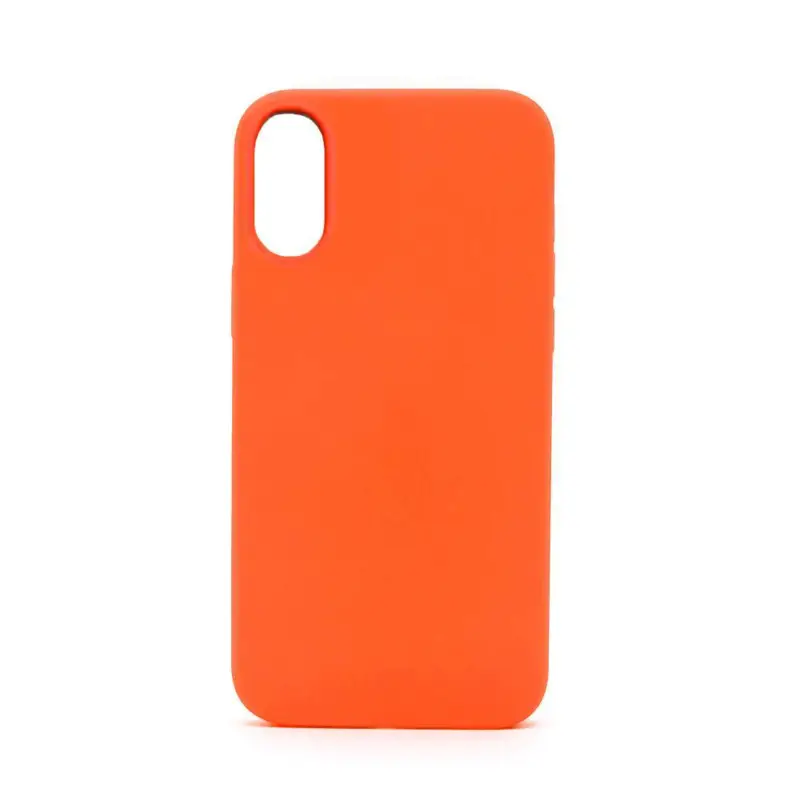 LindeCovers iPhone X - Silikonecover 66 Golden Orange